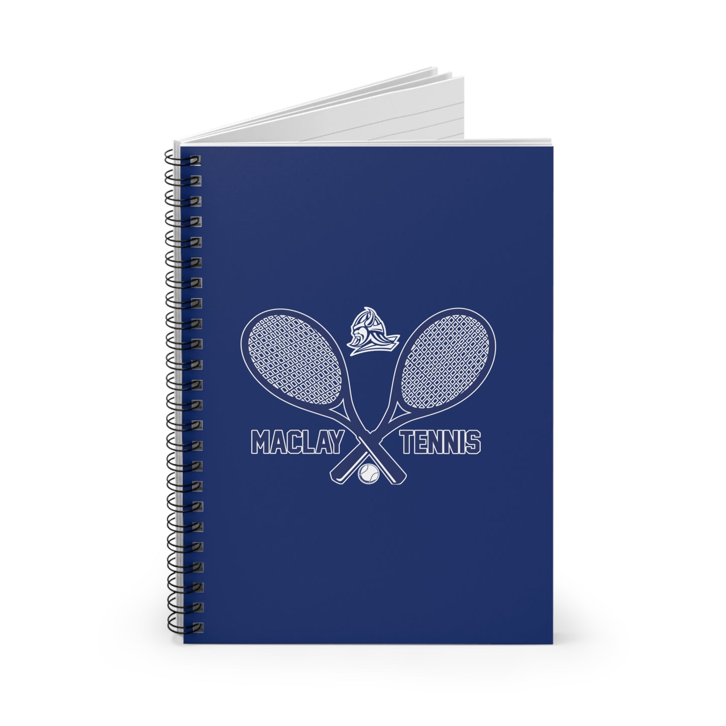 Maclay Tennis Spiral Notebook - Ruled Line (8" x 6")
