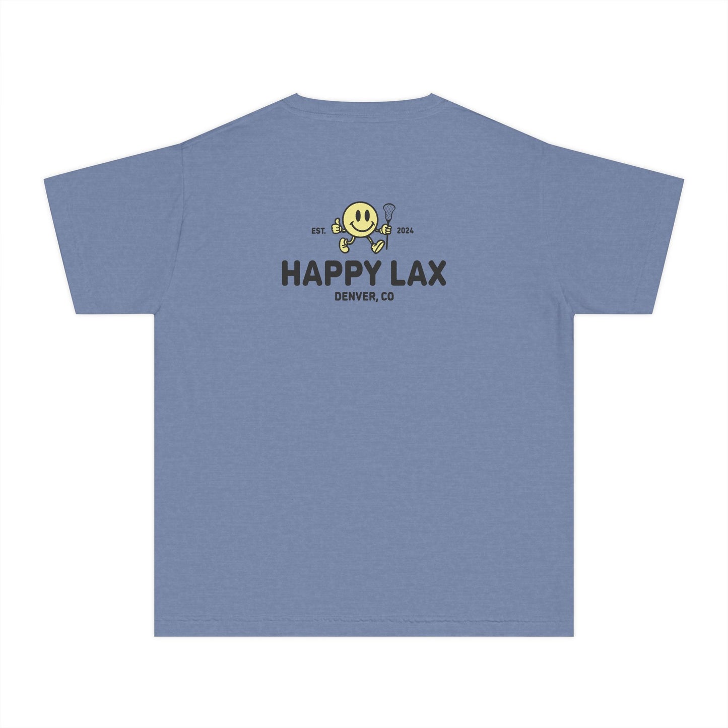Youth Happy Lax Comfort Colors Garment Dyed T-Shirt