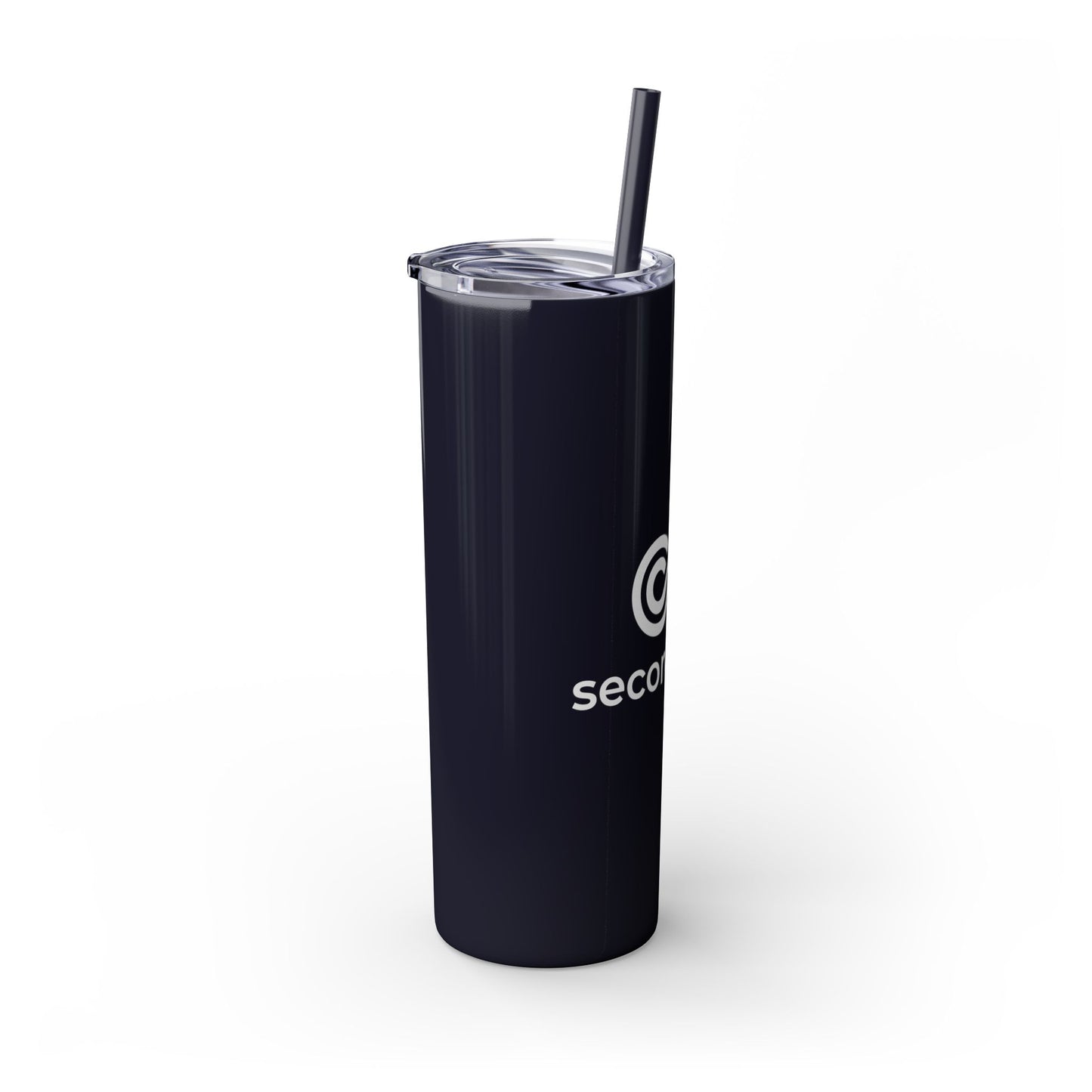 Secondslide Skinny Tumbler w/ Straw 20oz