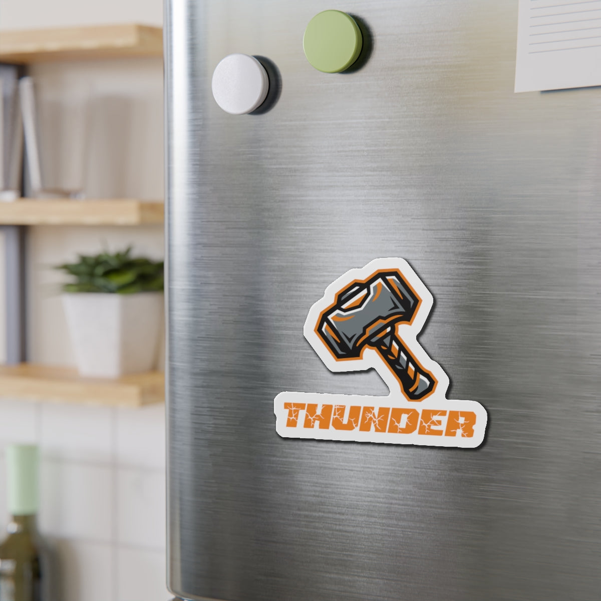 Thunder Die-Cut Magnet