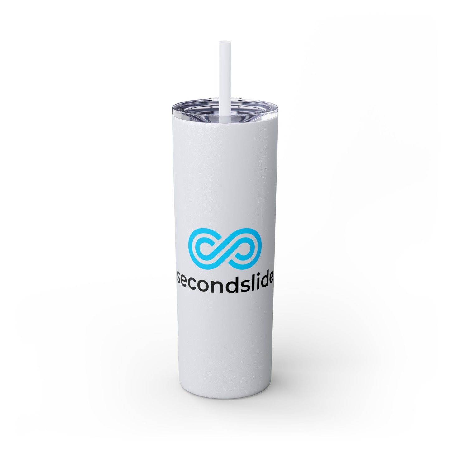 Secondslide Skinny Tumbler w/ Straw 20oz