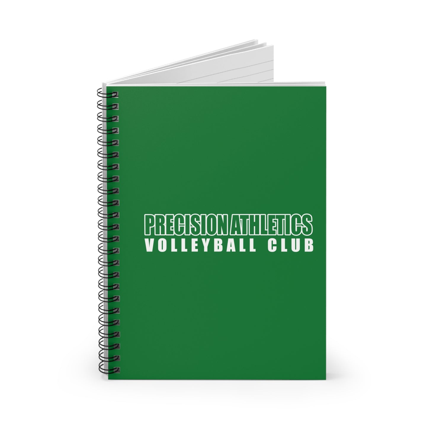 Precision Volleyball Spiral Notebook - Ruled Line (8" x 6")