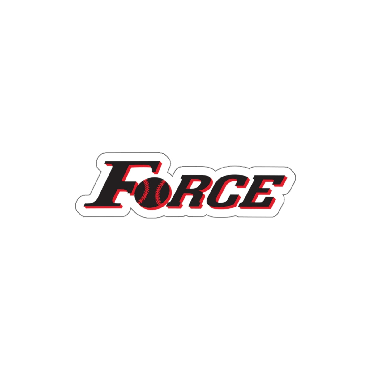 Colorado Force Softball Die Cut Stickers