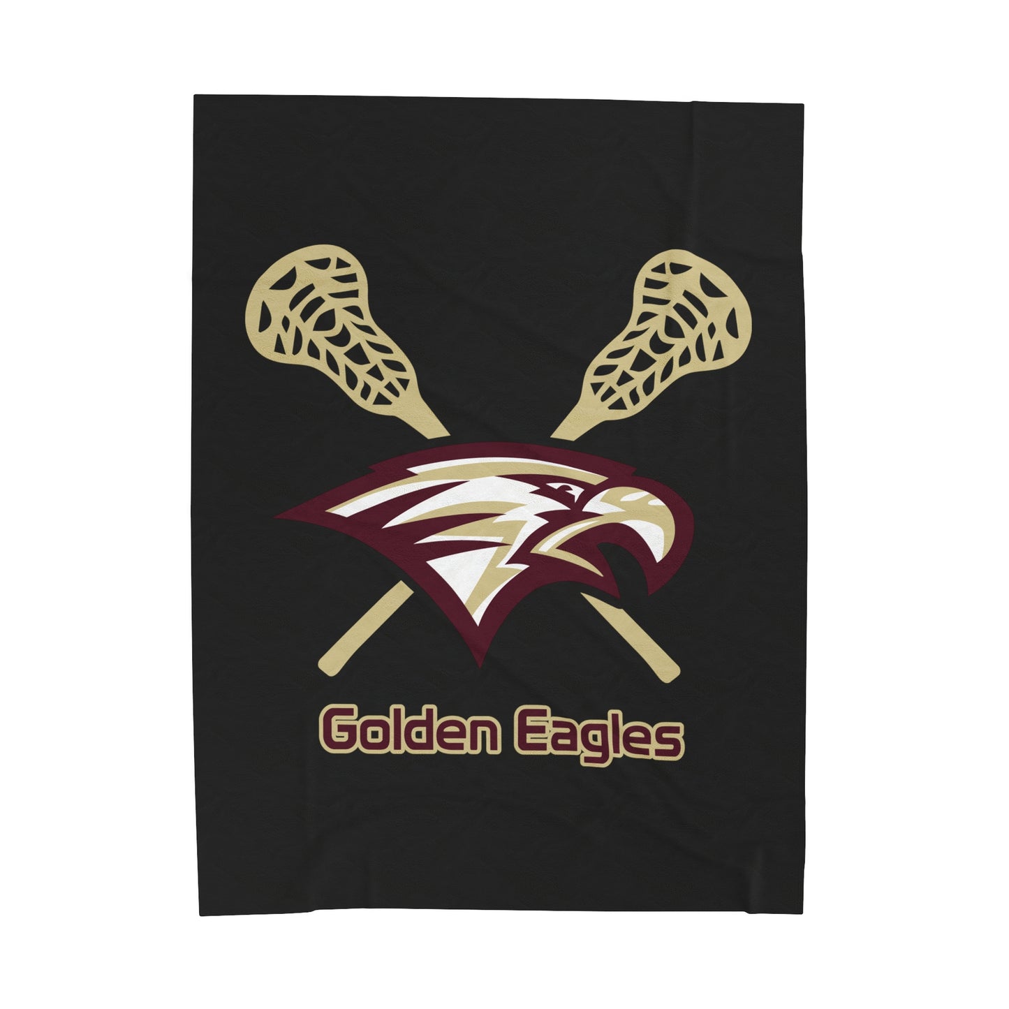 Maple Mountain Youth Lacrosse Velveteen Plush Blanket