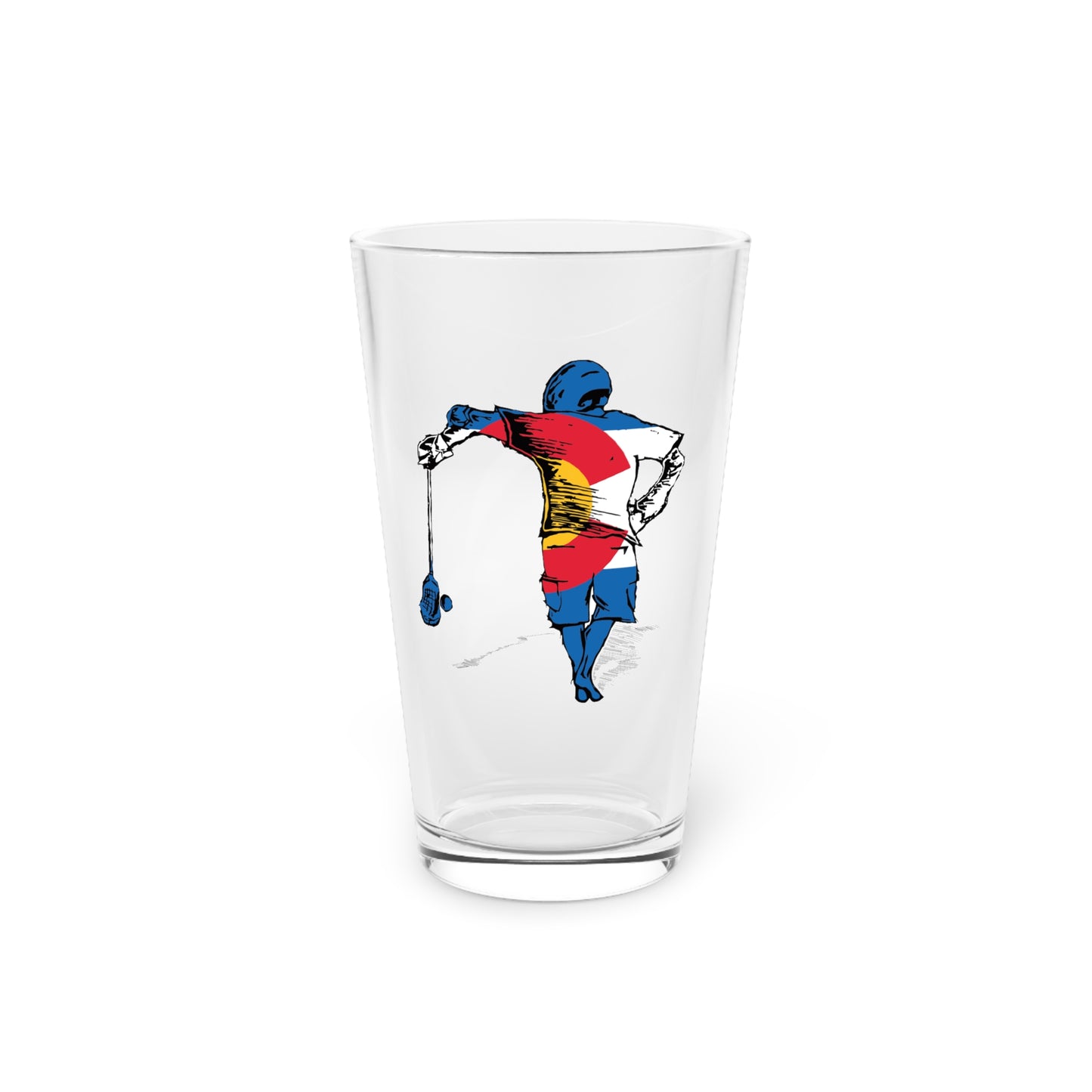POWLAX Pint Glass