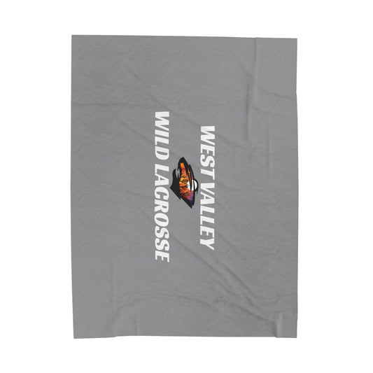 WVW Lacrosse Velveteen Plush Blanket (60" x 80")