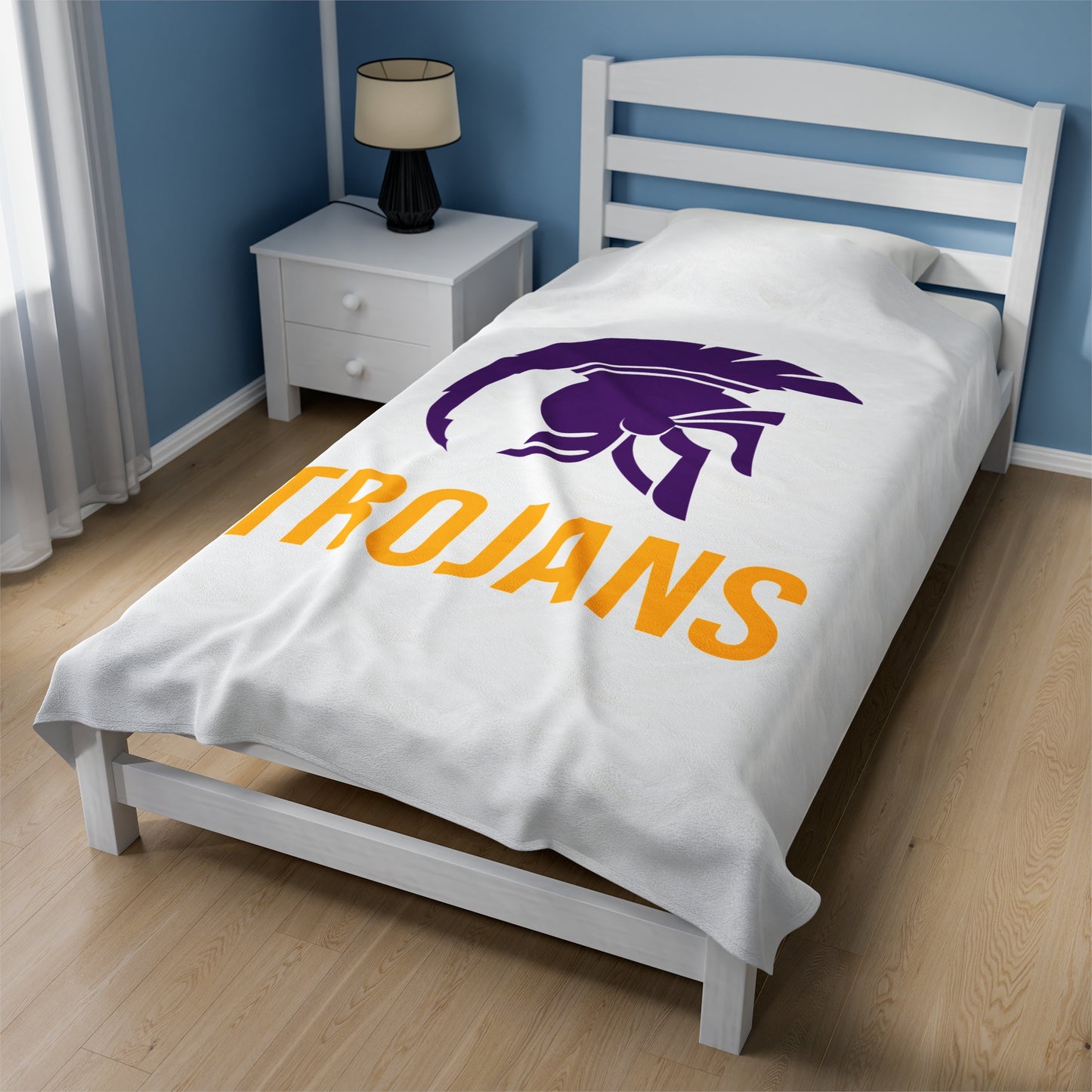 Whitehall School Velveteen Plush Blanket (60" x 80")