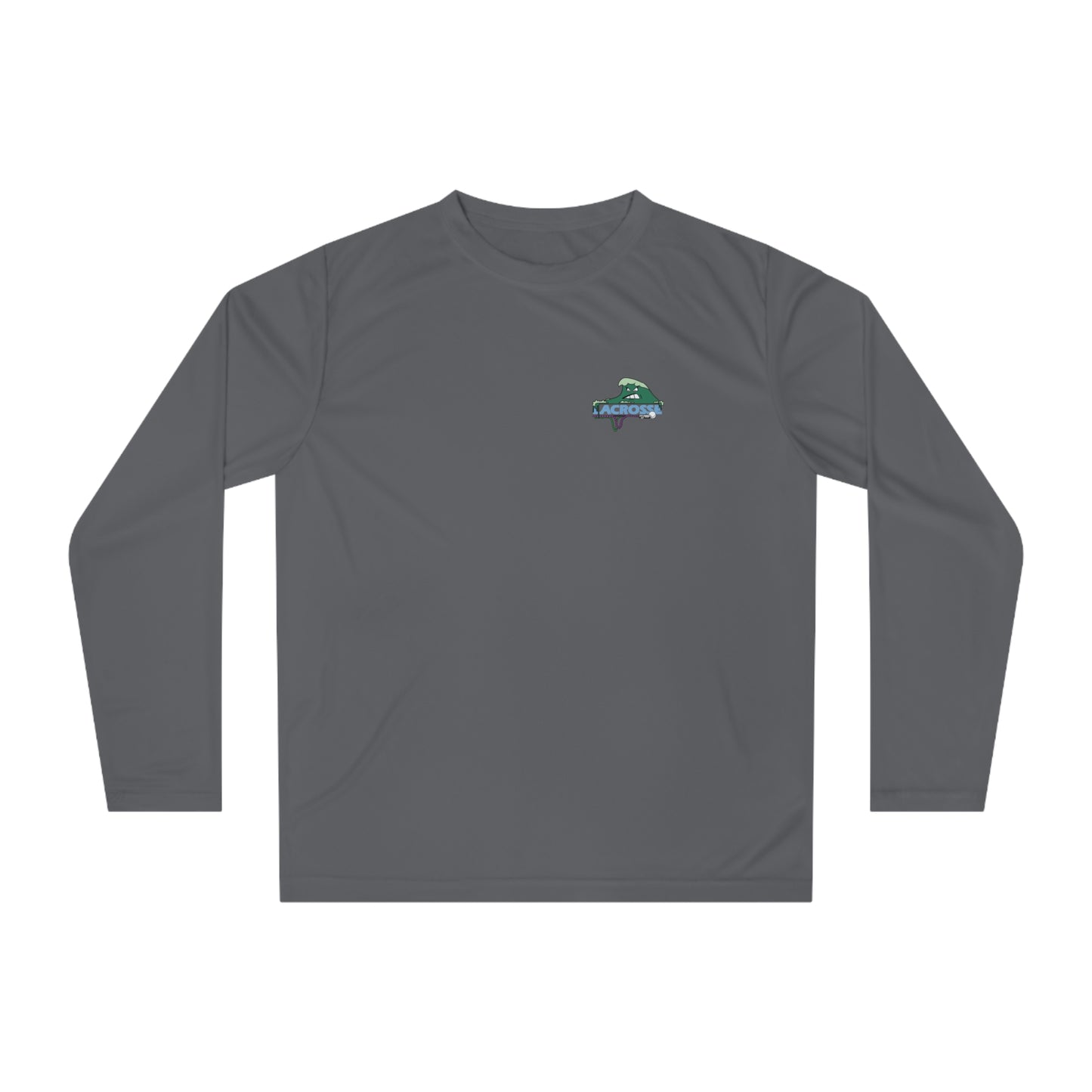 Adult Tulane Lacrosse Team 365 Performance Long Sleeve Shirt