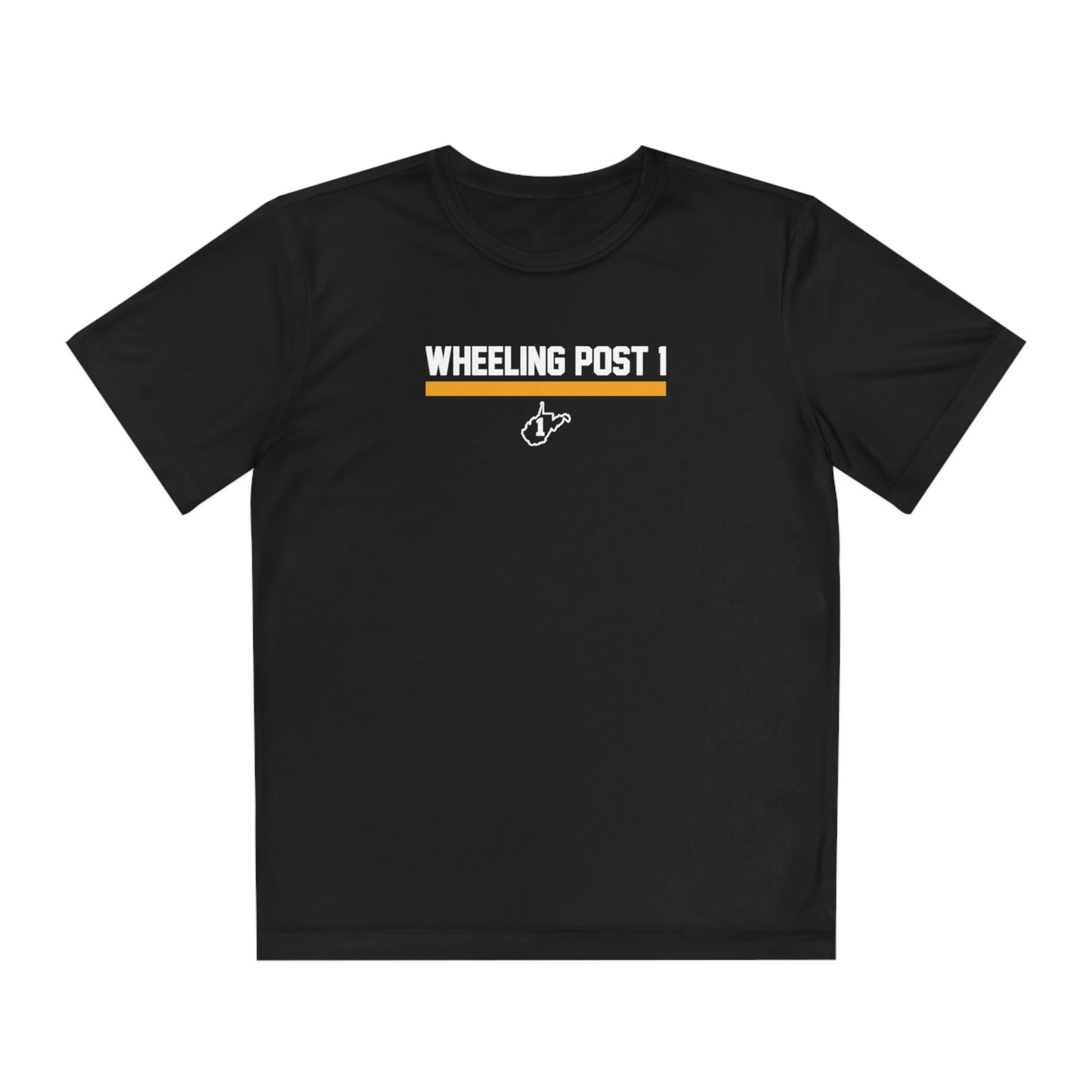 Youth Wheeling Post 1 Sport-Tek Performance T-shirt