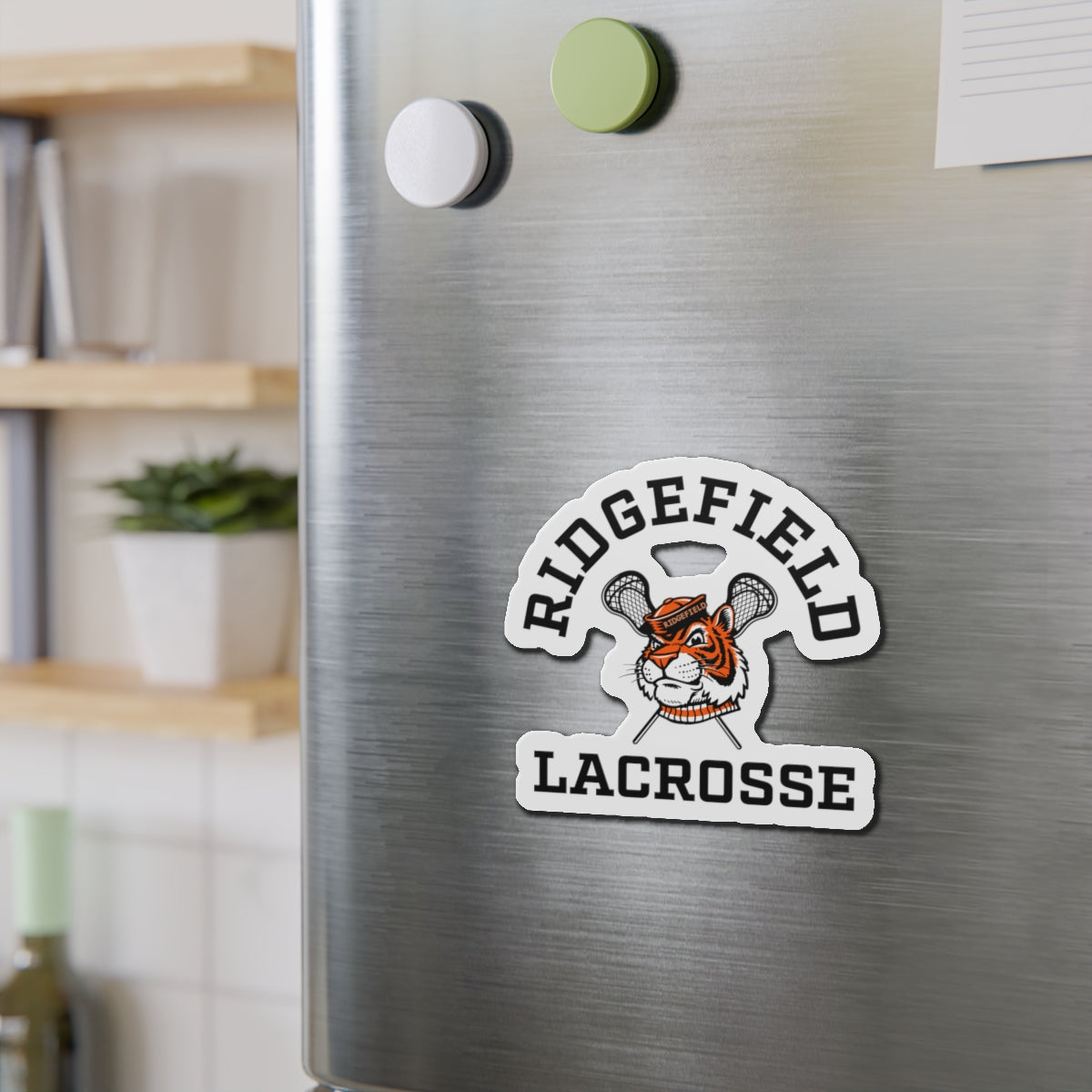 Ridgefield Lacrosse Die-Cut Magnet
