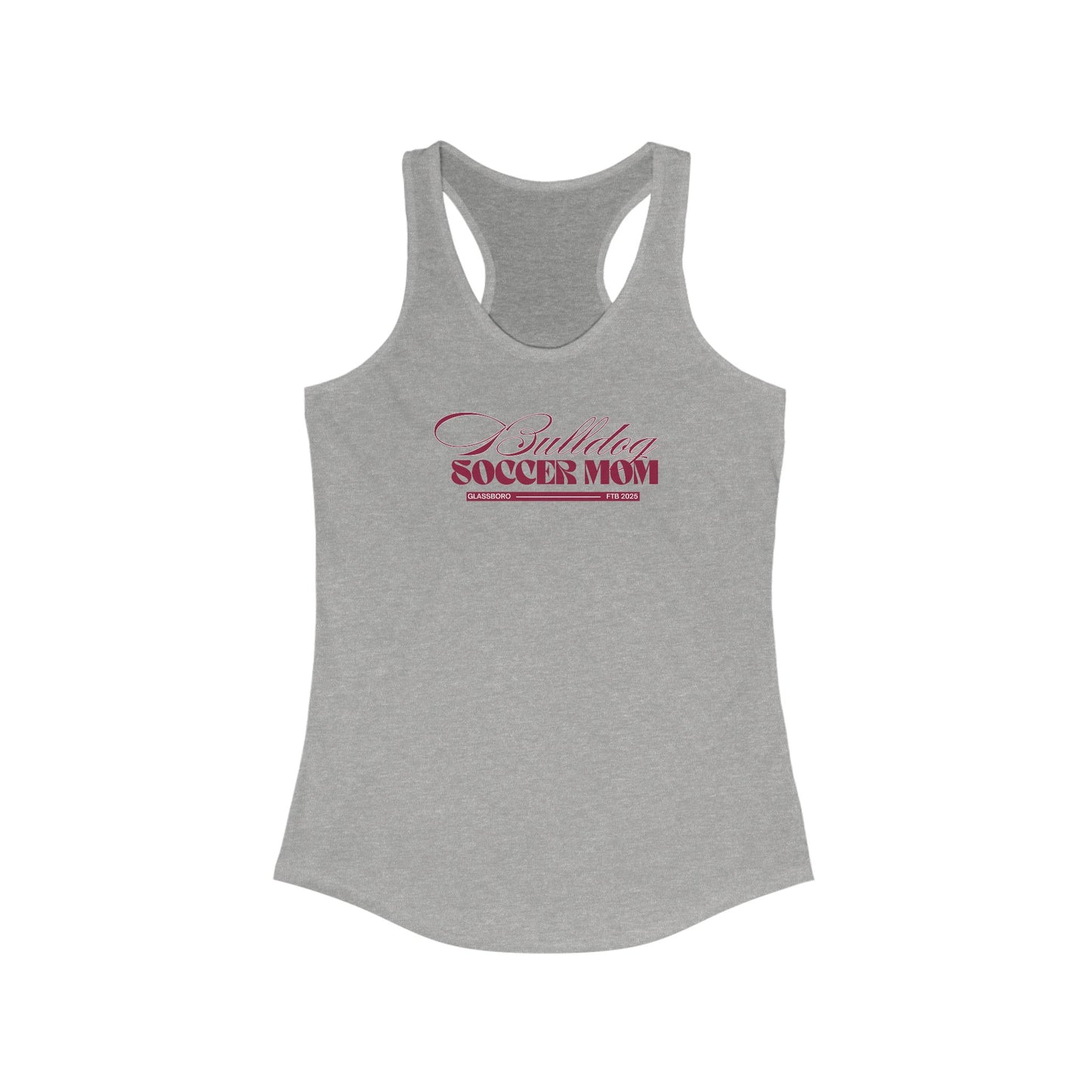 Women's Glassboro Boys Soccer Next Level Racerback Tank