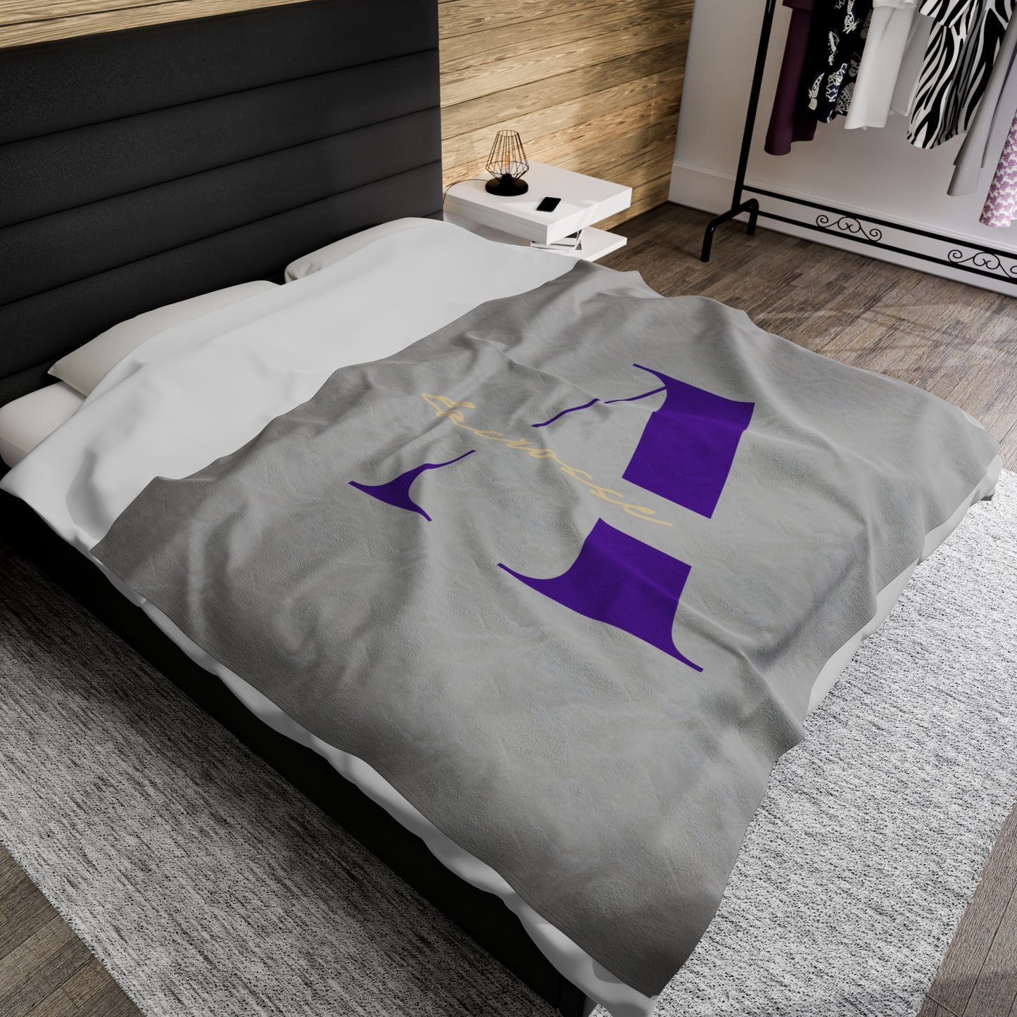 Amsterdam Lacrosse Velveteen Plush Blanket (60 x 80)