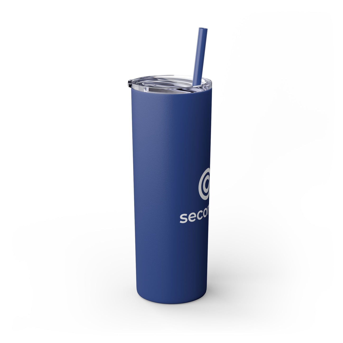 Secondslide Skinny Tumbler w/ Straw 20oz