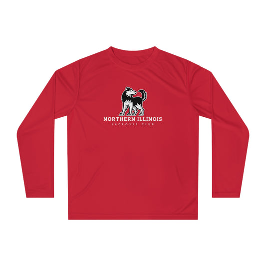 Adult NIU Lacrosse Team 365 Performance Long Sleeve