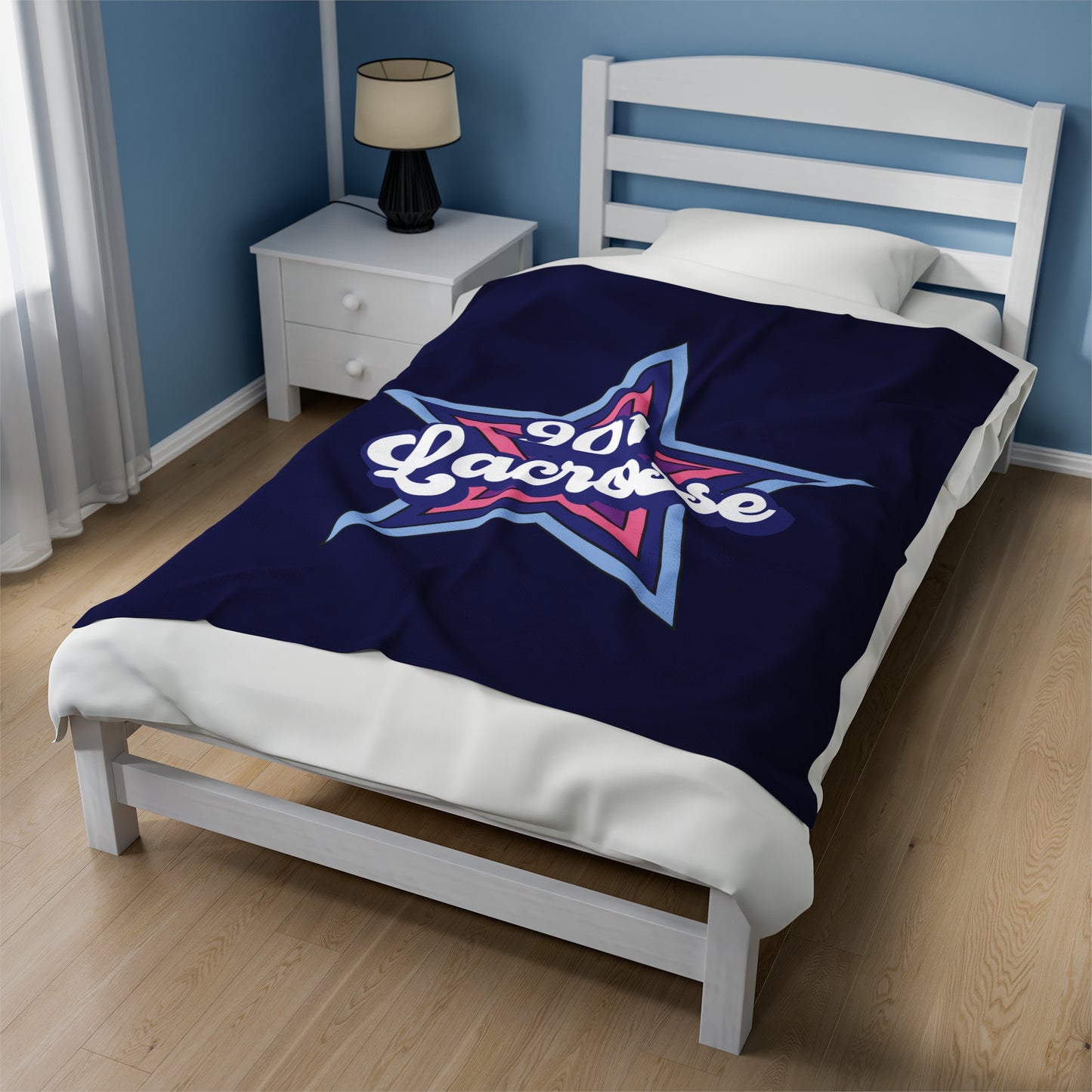 Stars 901 Lacrosse Velveteen Plush Blanket