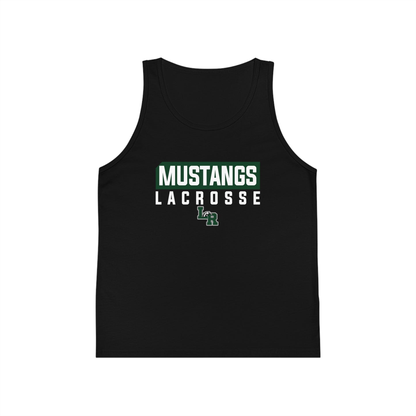 Youth Mustangs Lacrosse Bella + Canvas Tank Top