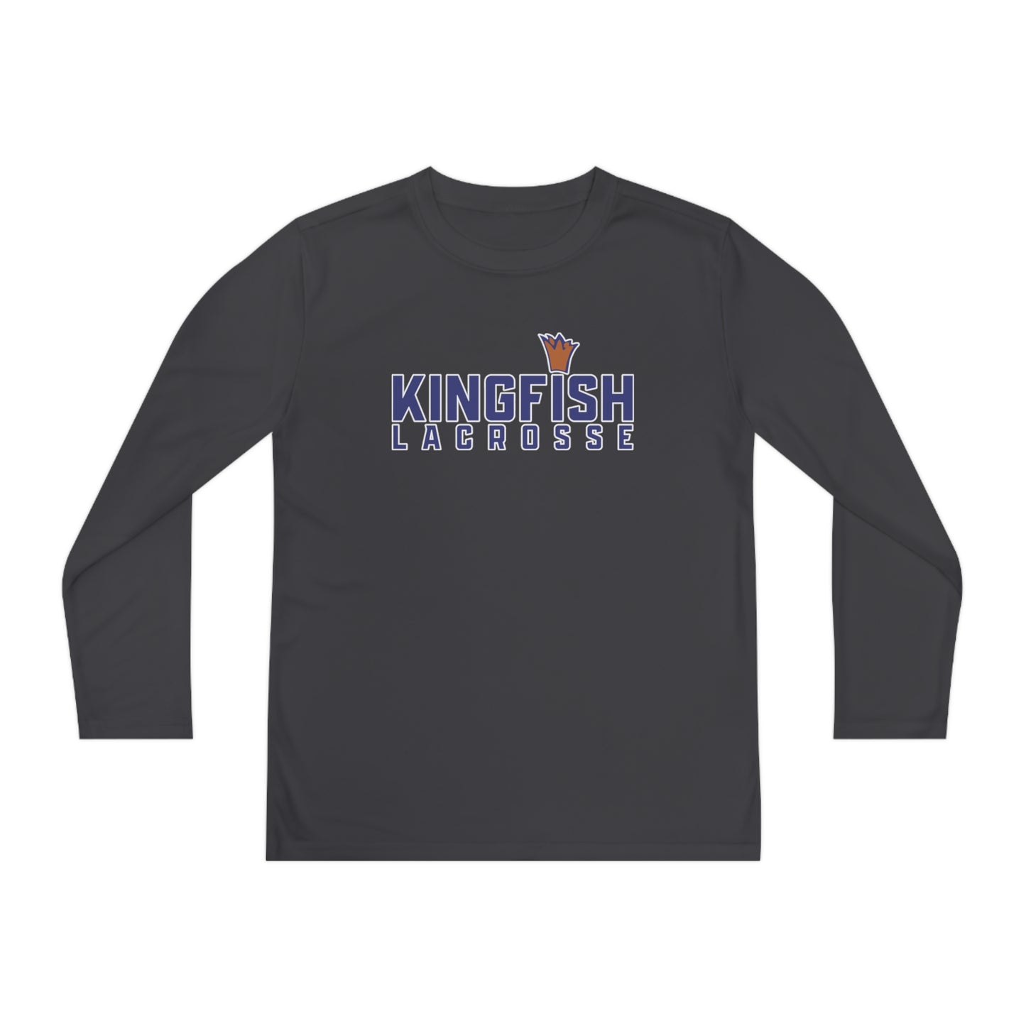 Youth Kingfish Lacrosse Sport-Tek Performance Long Sleeve Shirt