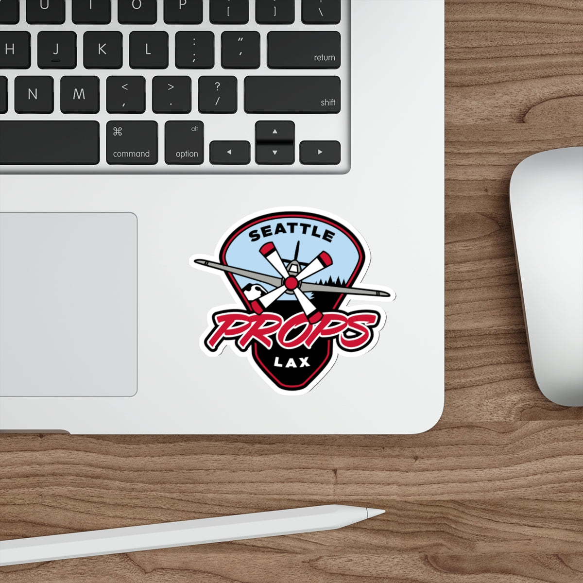 Seattle Props Lacrosse Die-Cut Sticker