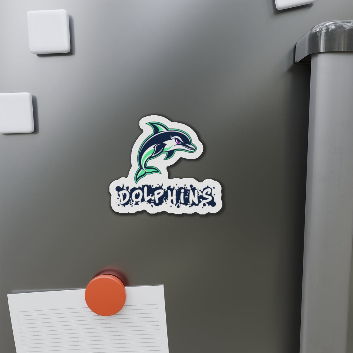 Dolphins Die-Cut Magnet