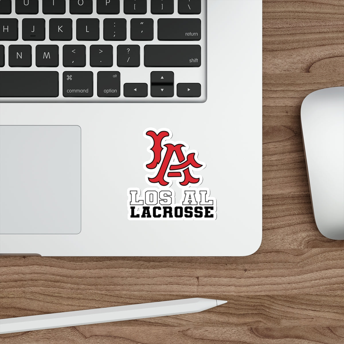 Los Al Lacrosse Die-Cut Stickers