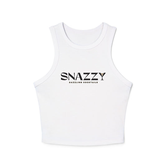 Women's Snazzy Micro Rib Racer Tank Top