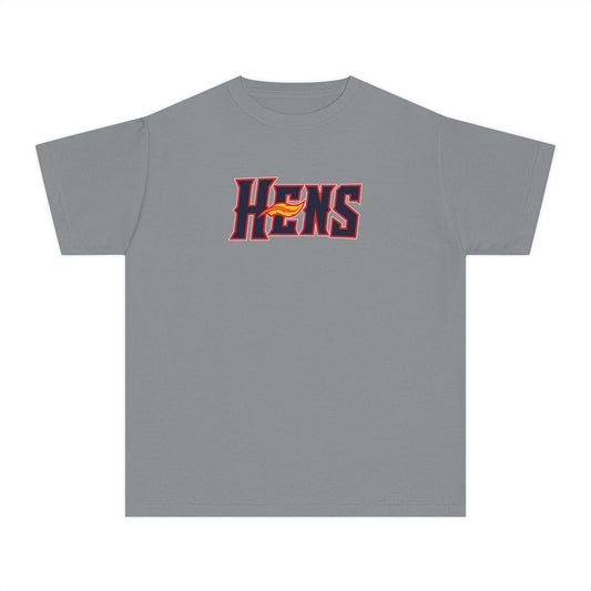 Youth Mudhens Baseball Comfort Colors Garment Dyed T-Shirt