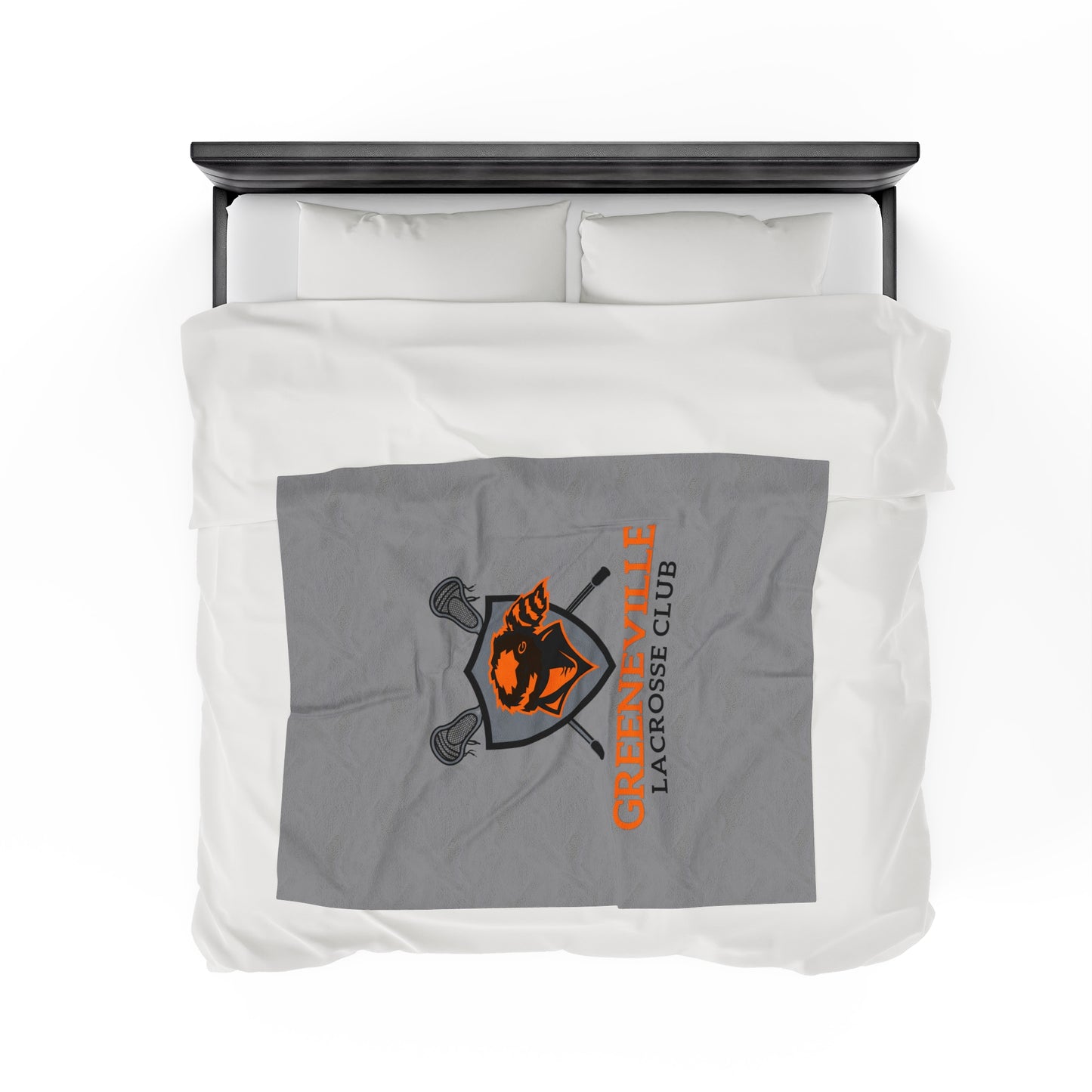 Greeneville Lacrosse Velveteen Plush Blanket
