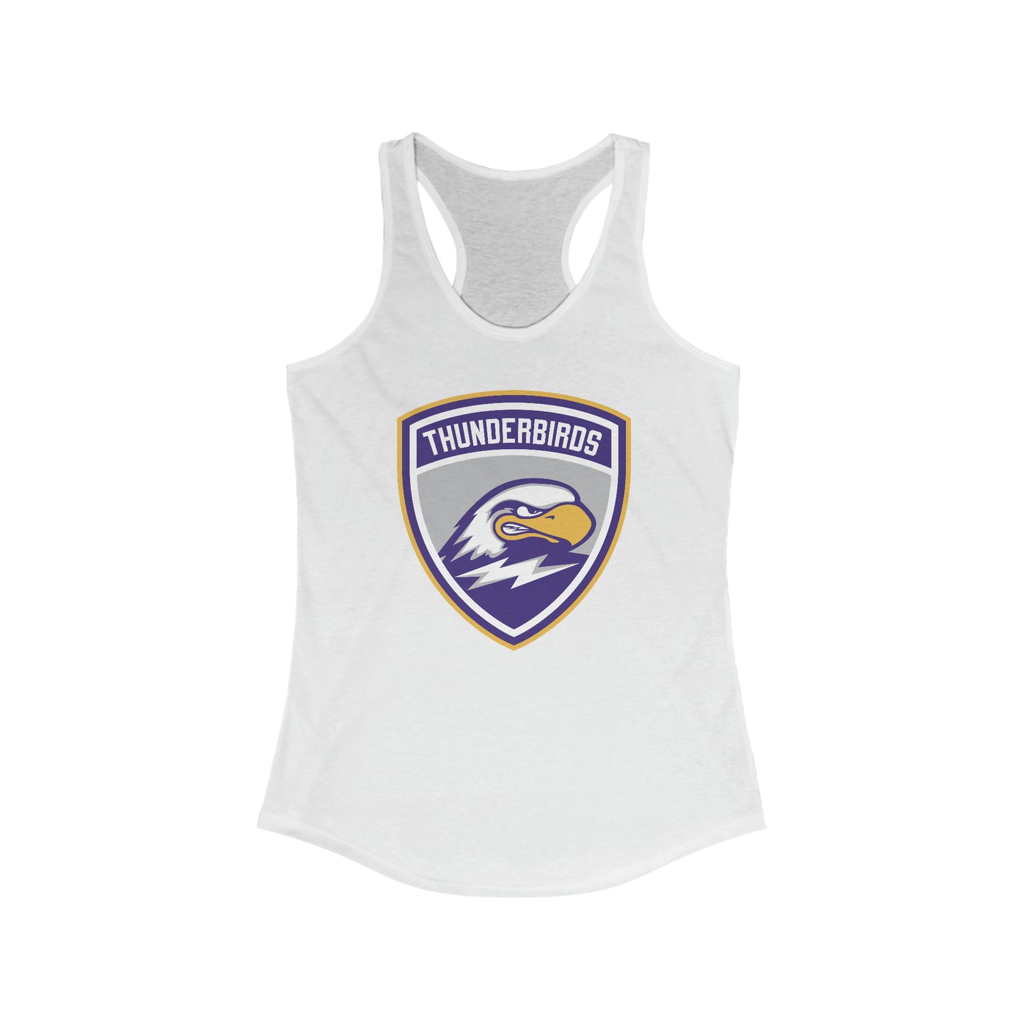 Women's Thunderbirds Hockey Next Level Racerback Tank