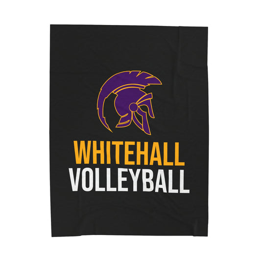 Whitehall Volleyball Velveteen Plush Blanket (60" x 80")