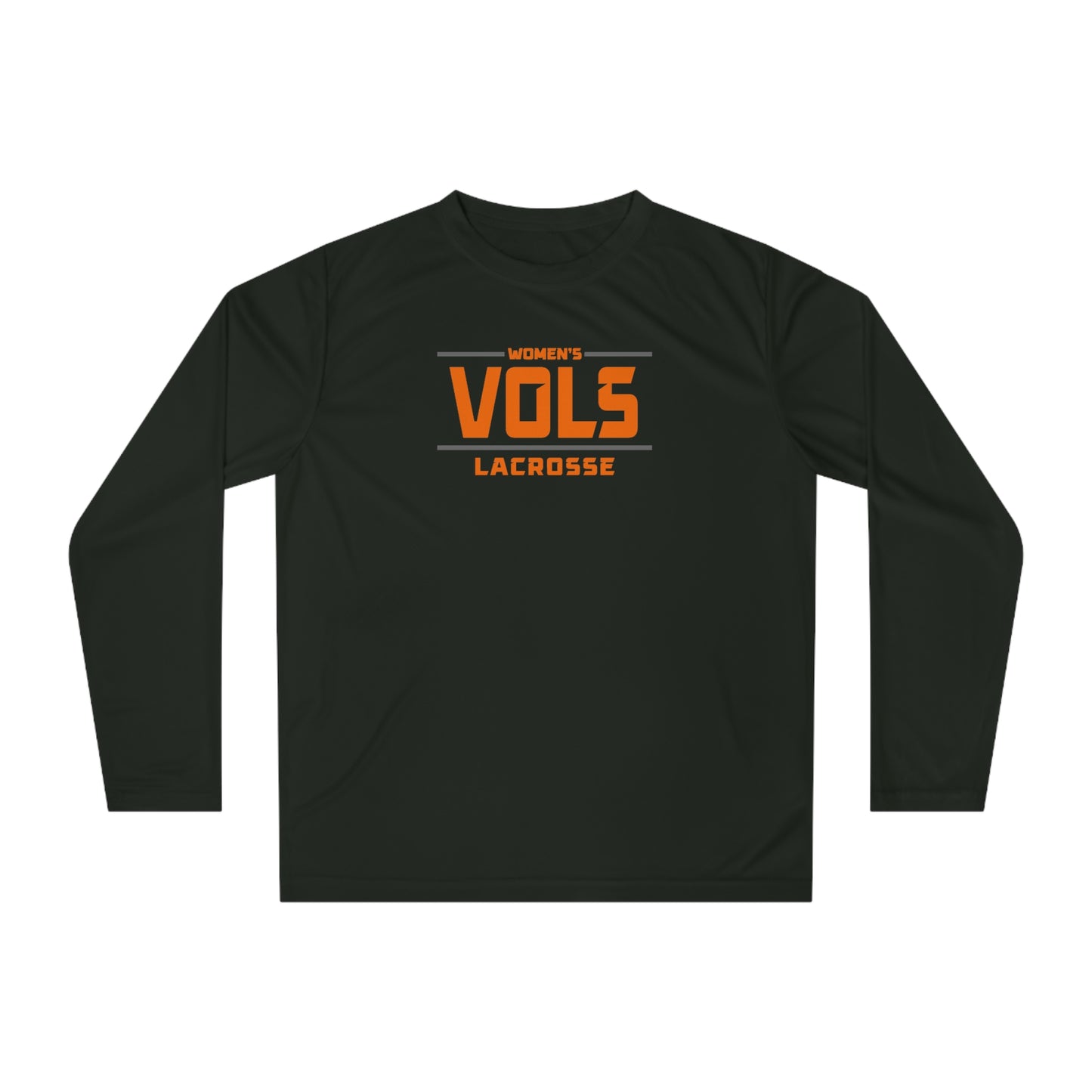 Adult Tennessee Lacrosse Performance Long Sleeve Shirt
