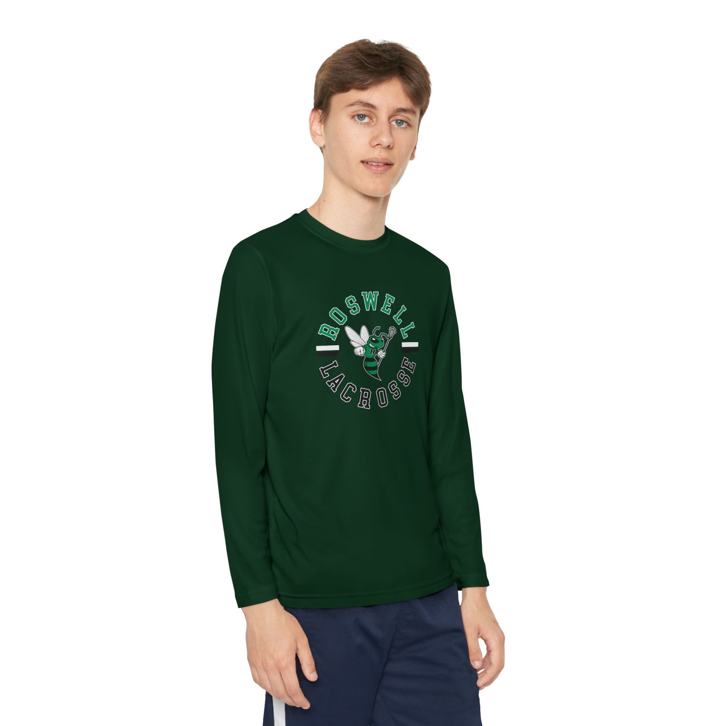 Youth Jr Hornets Lacrosse Sport-Tek Performance Long Sleeve Shirt