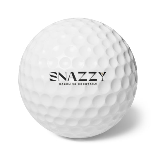 Snazzy Beverages Golf Balls - 6 Pack