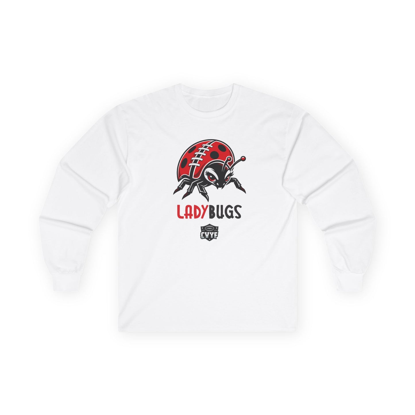 Adult Ladybugs Gildan Ultra Cotton Long Sleeve