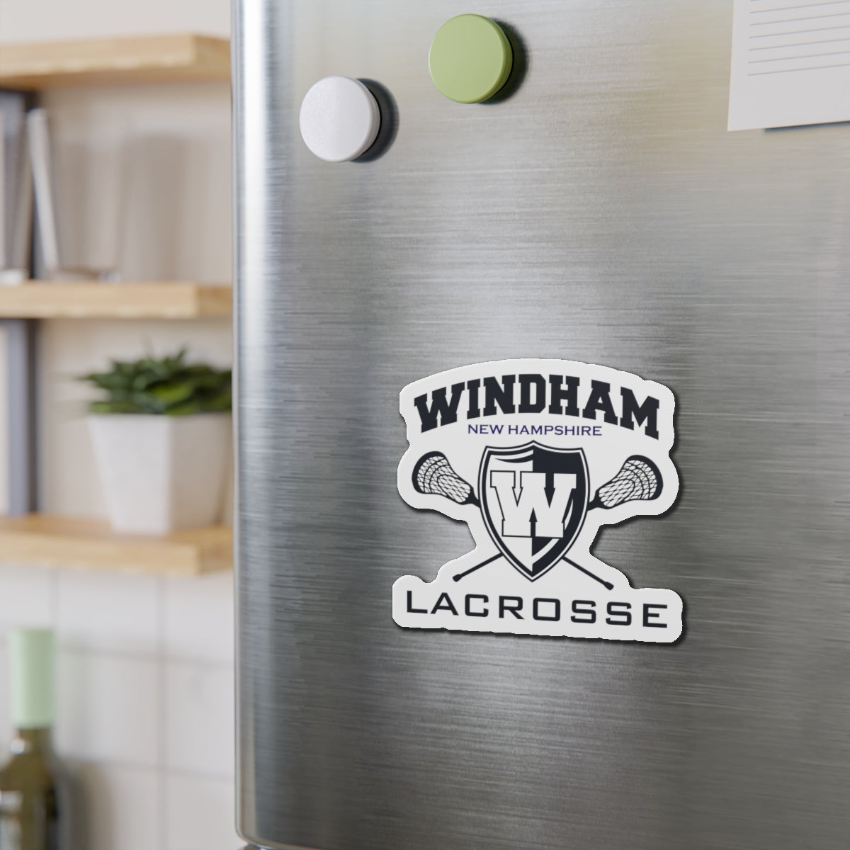 Windham Lacrosse Die-Cut Magnet
