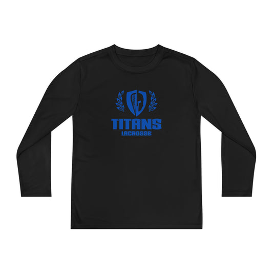 Youth SW Titans Lacrosse Sport-Tek Performance Long Sleeve