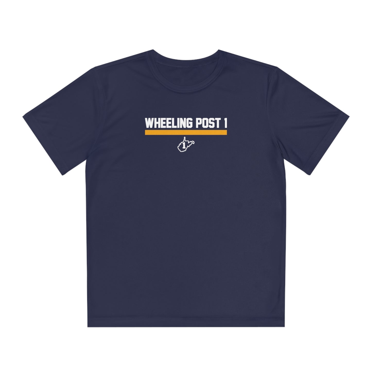 Youth Wheeling Post 1 Sport-Tek Performance T-shirt
