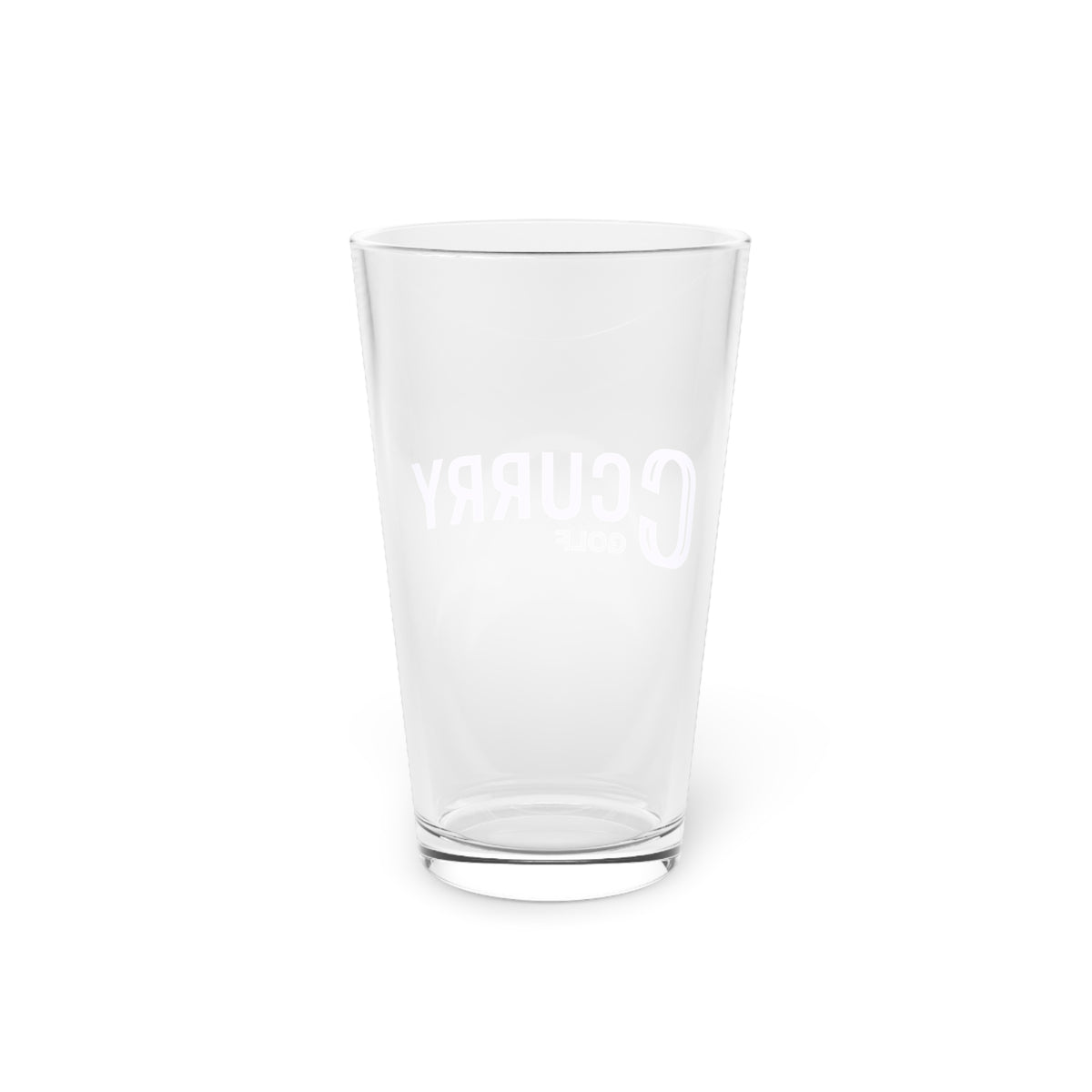 Curry College Golf  Pint Glass - 16oz