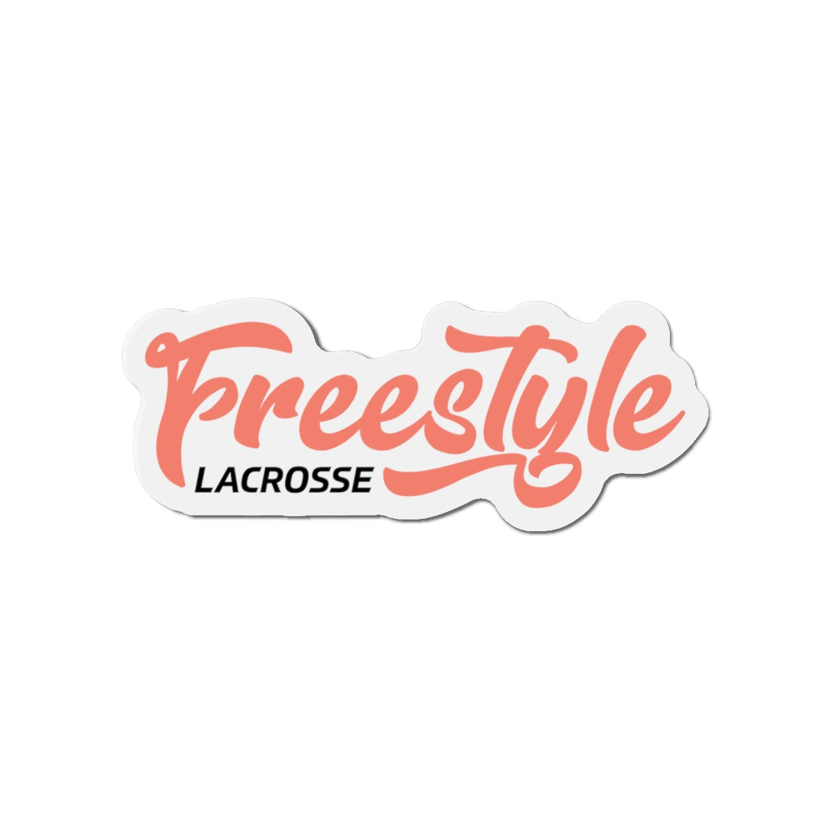 Freestyle Lacrosse Magnet