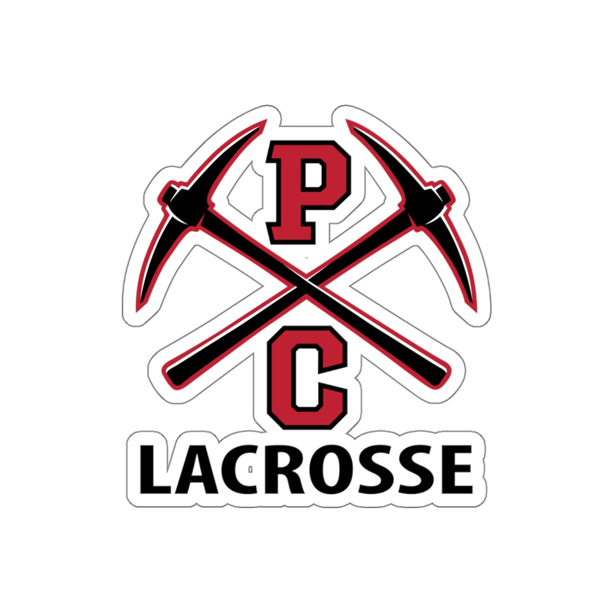 PCHS Boys Lacrosse Die-Cut Stickers