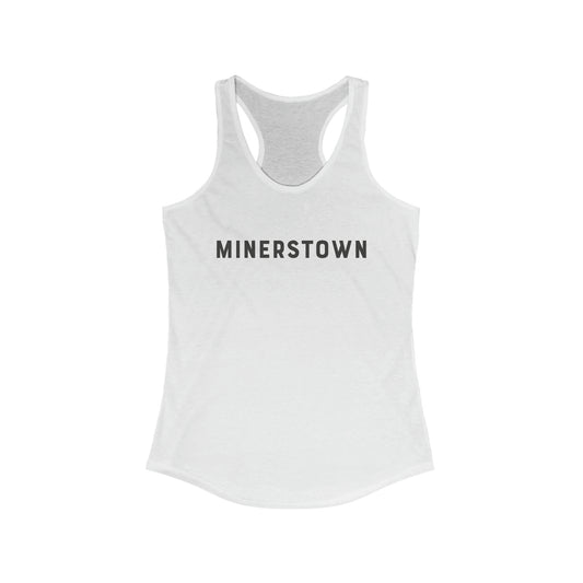 Women's Minerstown Next Level Racerback Tank