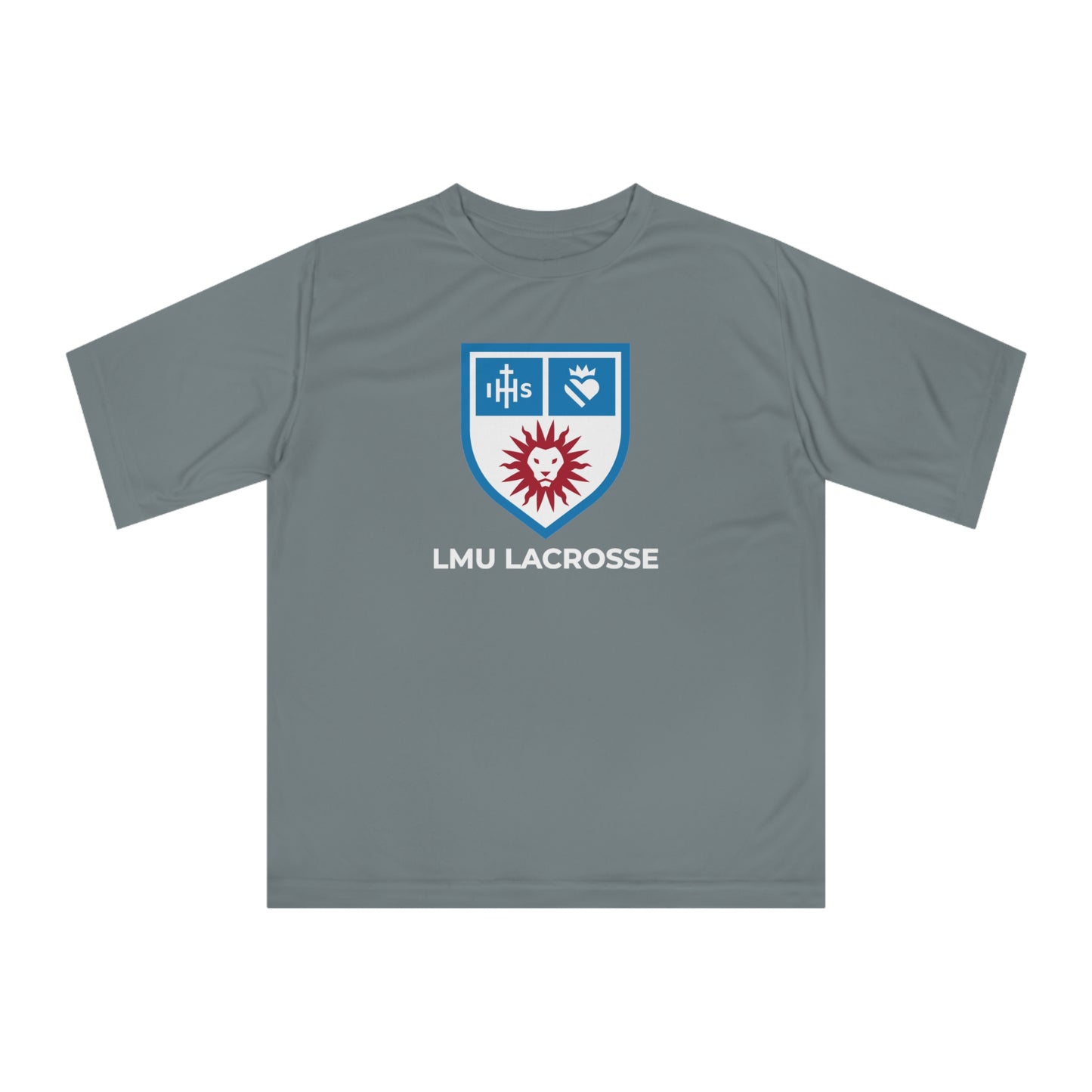 Adult LMU Lacrosse Team 365 Performance T-shirt