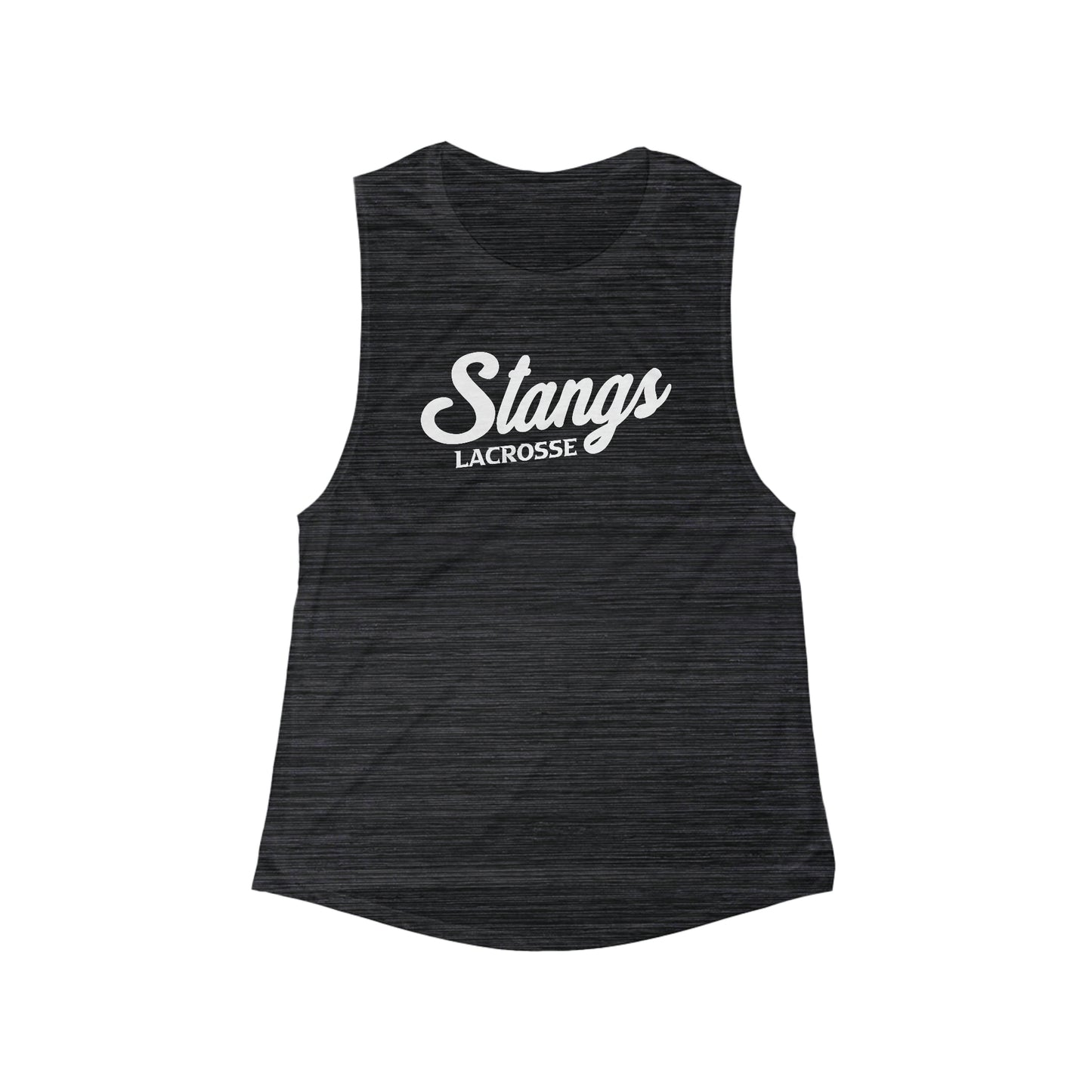 Women's Stangs Lacrosse Club Bella + Canvas Flowy Tank