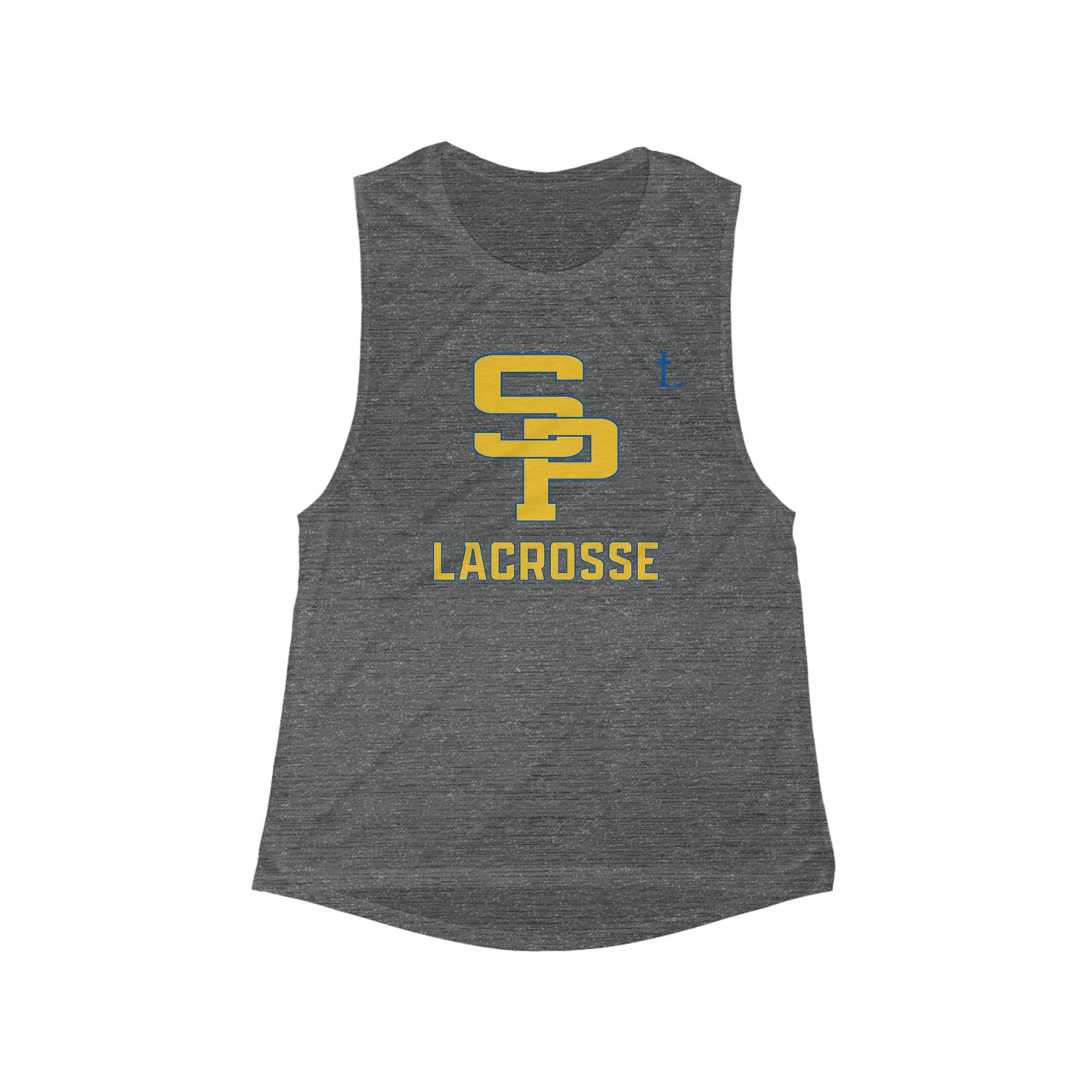 Women's Saint Paul's Lacrosse Bella + Canvas Flowy Scoop Sport Tank