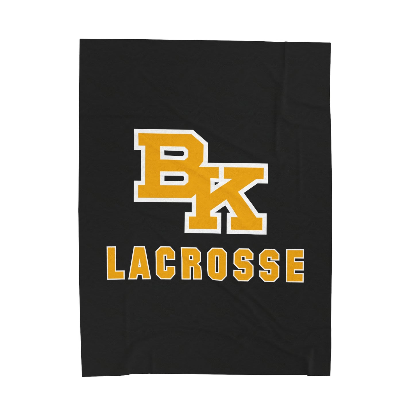 Bishop Kelly Lacrosse Velveteen Plush Blanket