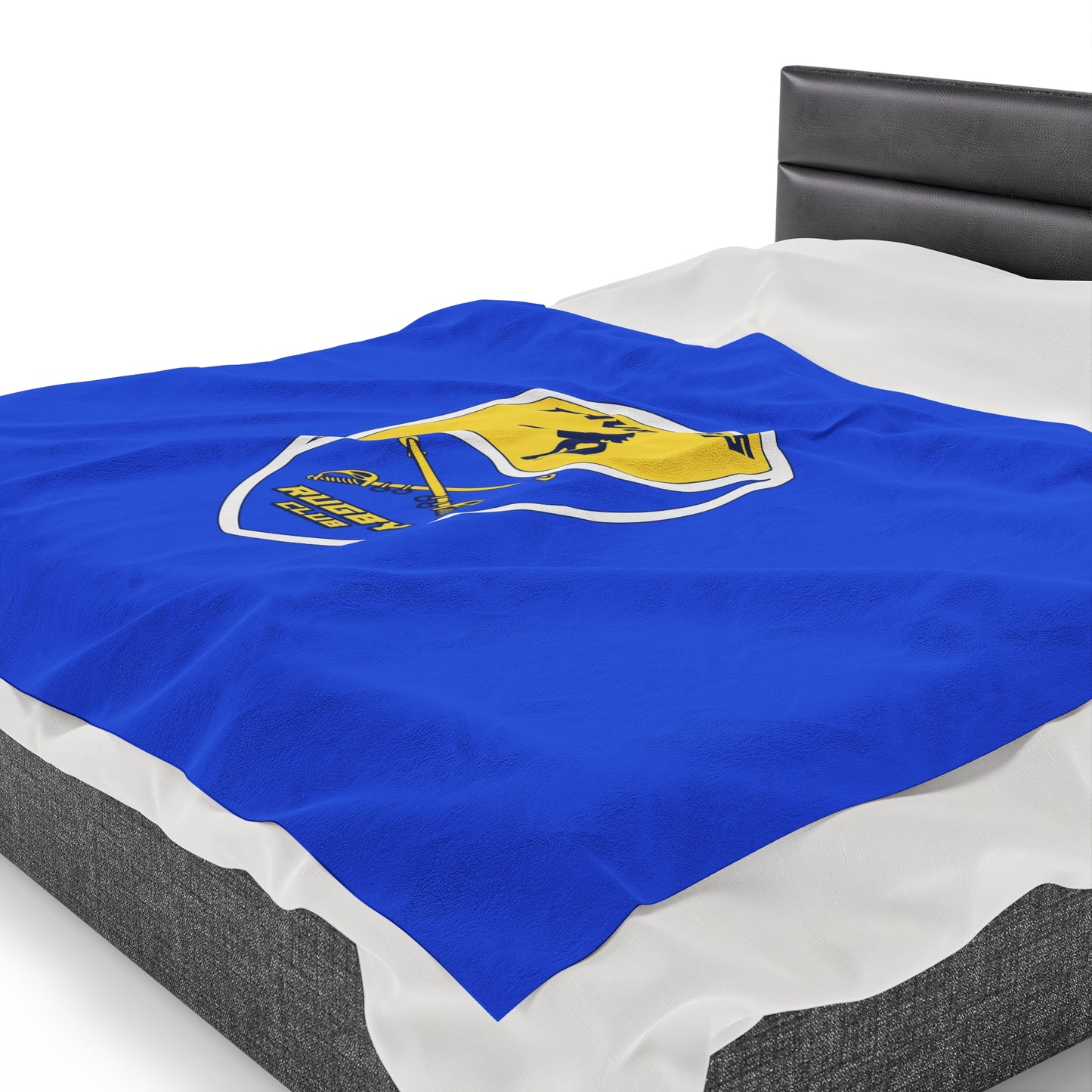 Cavaliers Rugby Velveteen Plush Blanket (60" x 80")
