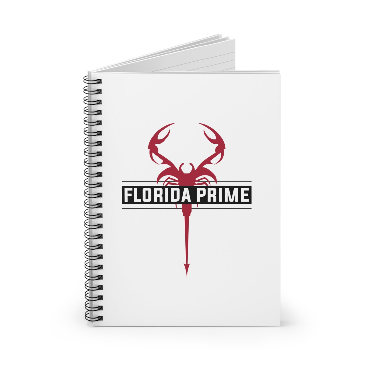 Florida Prime Lacrosse Spiral Notebook - Ruled Line (8" x 6")
