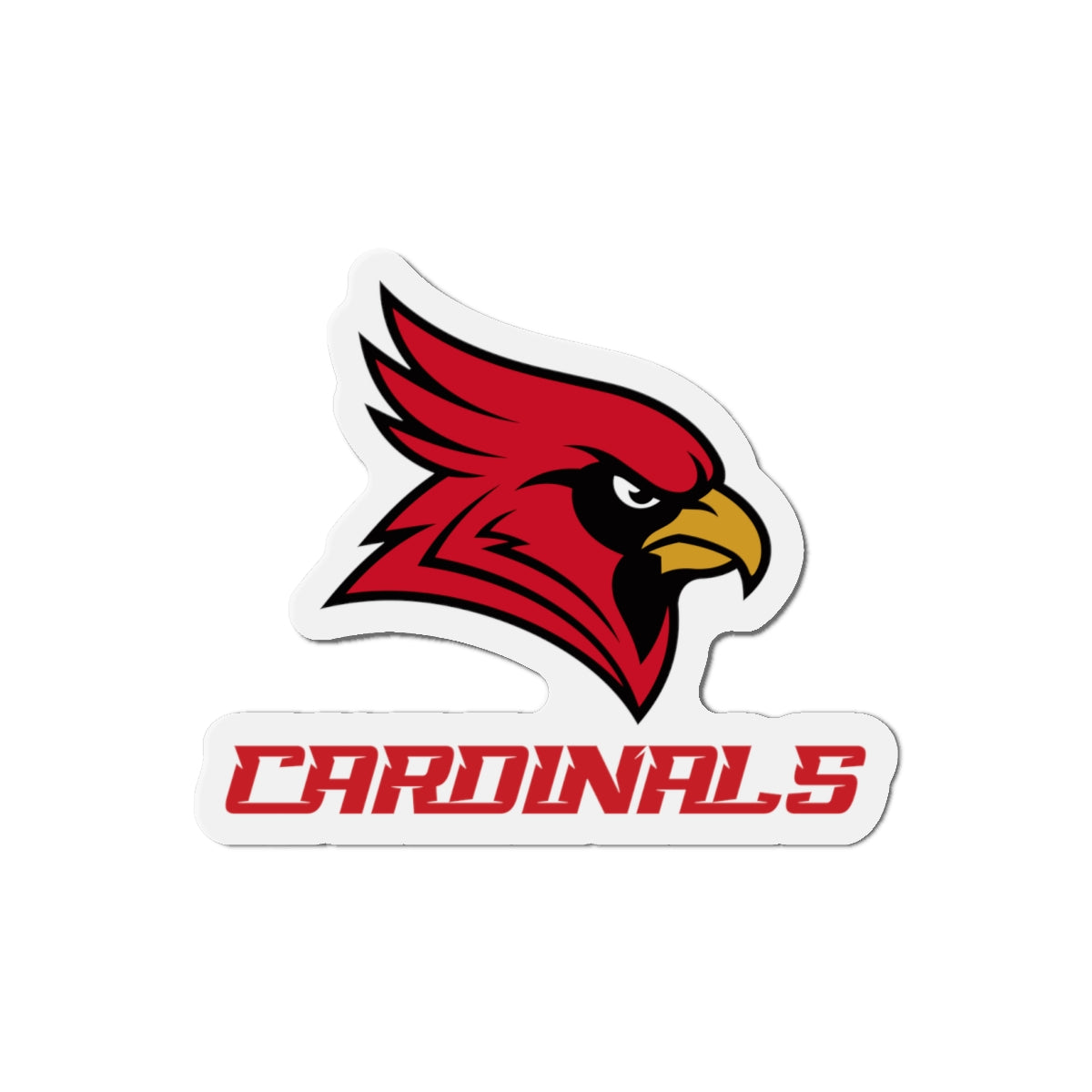 Cardinals Die-Cut Magnet
