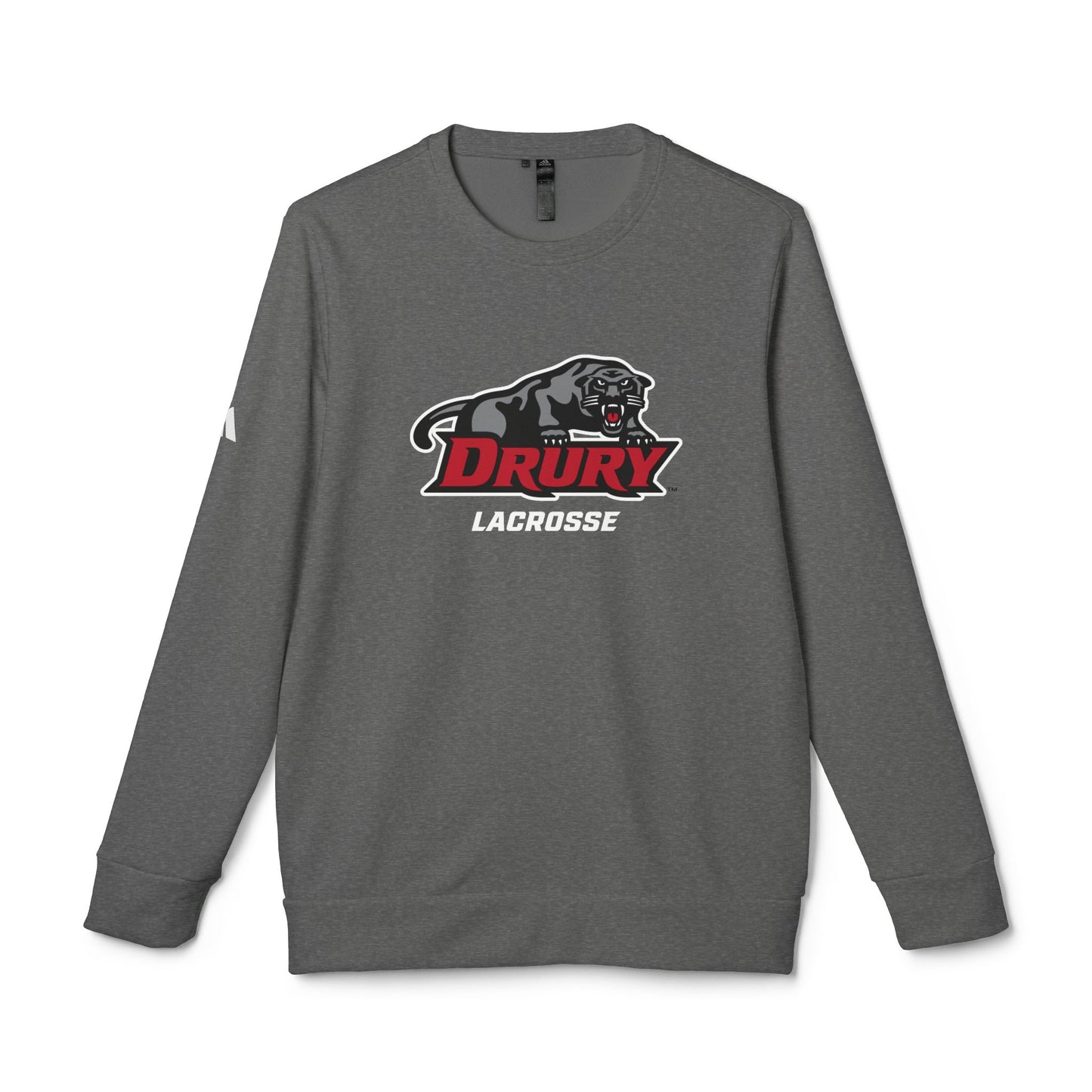 Adult Drury Lacrosse Adidas Fleece Crewneck