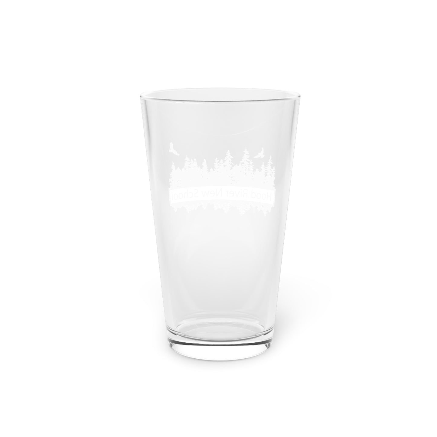Hood River New School Pint Glass (16oz)