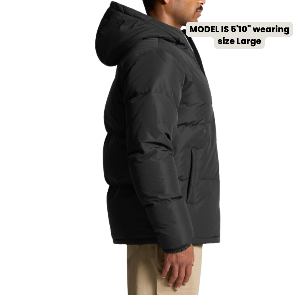 Adult 51 Stars AS Colour Hooded Puffer Jacket